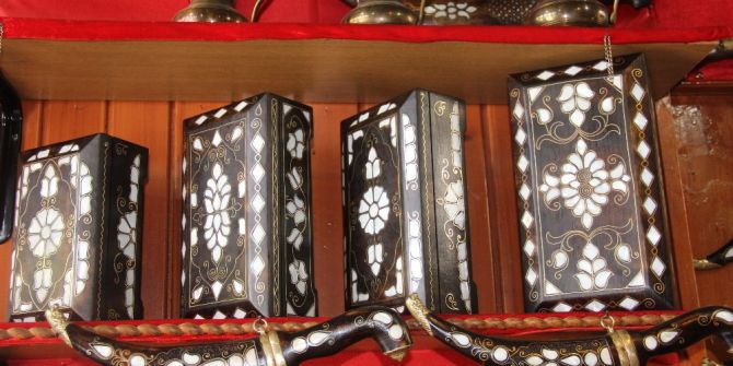 Tarihi Filmlere Sedef İşlemeli Aksesuarlar Gaziantep’ten