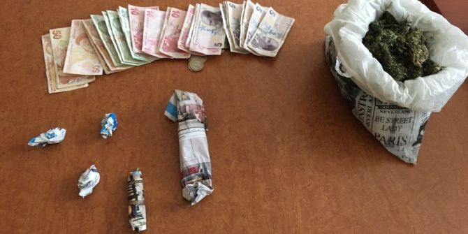 Yarım Kilo Kenevirle Yakalandı