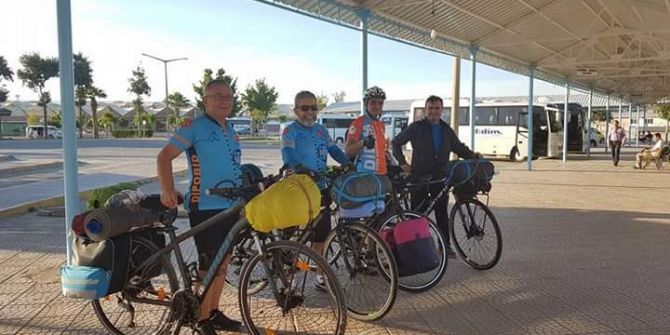 Bisikletçiler Edirne’den Didim’e Pedal Çevirecek