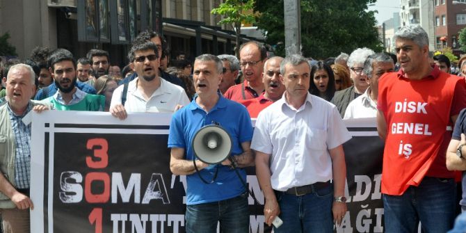 Soma’da Hayatını Kaybeden Maden İşçileri Eskişehir’de Anıldı