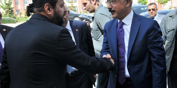 Bakan Elvan’dan Rektör Akgül’ü Ziyaret