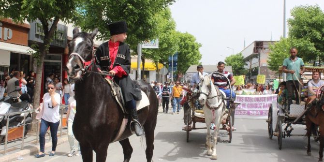 3. Düzce Otları Tyche Bereket Festivali Yürüyüşü Yapıldı