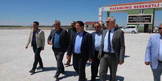 Başkan Yazgı, Aksaray Ticaret Borsası Ve Canlı Hayvan Pazarını Ziyaret Etti