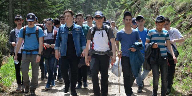 Bozüyüklü Gençler Atatürk Köşkü’ne Yürüdü