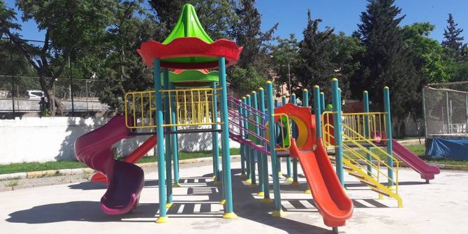 Kahta İlçesinde Parklar Yenileniyor