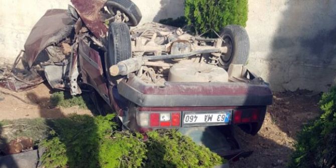 Suruç’ta Otomobil Takla Attı: 1’i Ağır 2 Yaralı