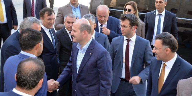 Bakan Soylu Iğdır’da Muhtarlarla Bir Araya Geldi