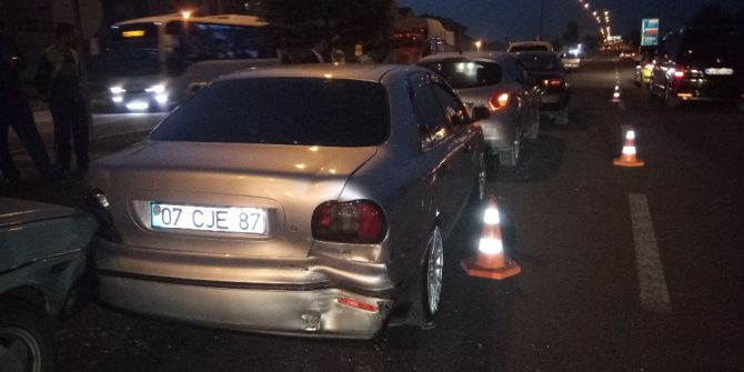 Düğün Konvoyunda Zincirleme Trafik Kazası