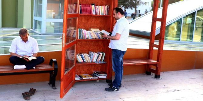 Yozgat’taki Sokak Kütüphanesi’ne Yoğun İlgi