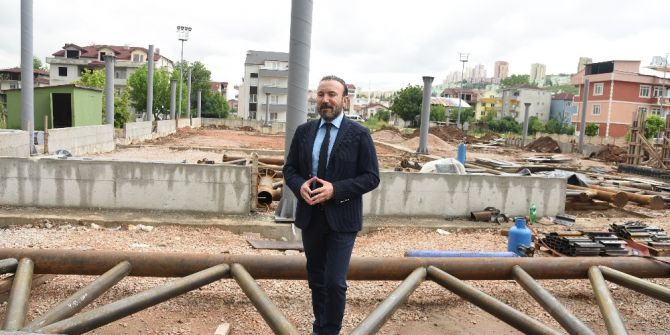 Alikahya’da Kapalı Pazar Çalışmaları Sürüyor