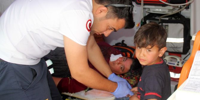 Zincirleme Kazada Çocuklar Yaralandı, Anneler Ağladı