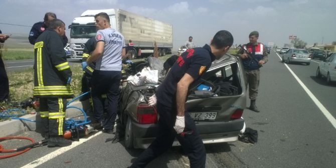 Kayseri’de Feci Kaza: 3 Ölü, 1 Yaralı