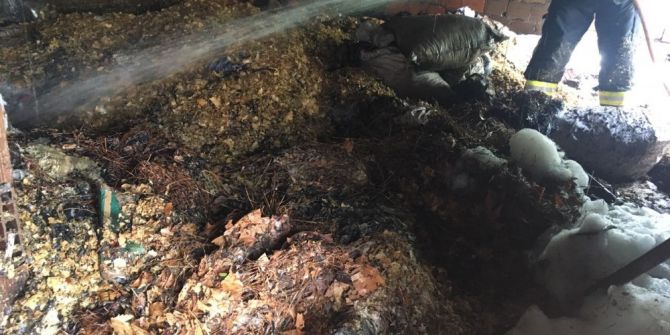 Odunluk Yangını Korkuttu