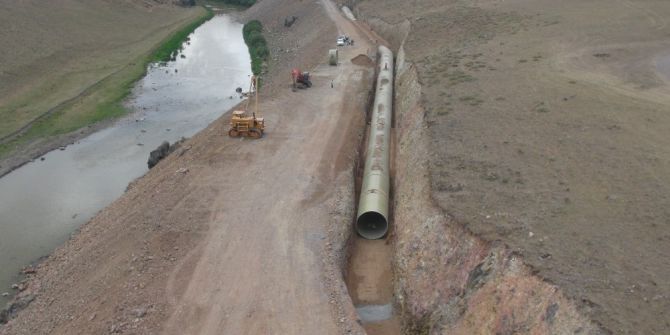 Dsi’nin Kars’ta Sulama İnşaatları Devam Ediyor