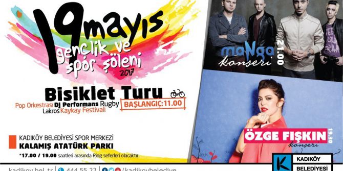 Kadıköy’de 19 Mayıs Coşkusu Tüm Gün Yaşanacak