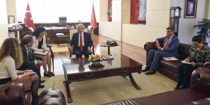 Kılıçdaroğlu, Danimarka Krallığı Ankara Büyükelçisi Olling İle Görüştü