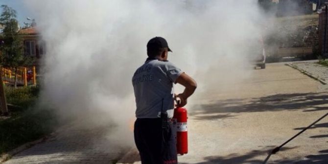 Öğrencilere Yangın Eğitimi