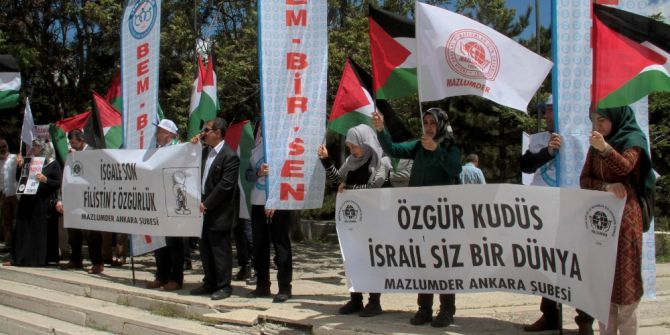 İsrail’in Filistin’i İşgali 69. Yılında Ankara’da Protesto Edildi