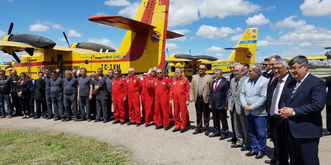 "Ateş Kuşları" 4 Yangın Bölgesine Uğurlandı