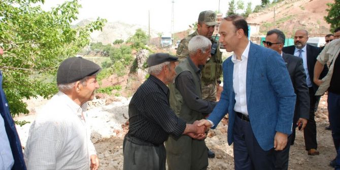 Vali Erin Göztepe Ve Büyük Kırıklı Köylerini Ziyaret Etti