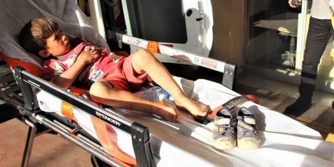 Otomobilin Çarptığı Suriyeli Çocuk Yaralandı