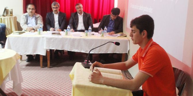 Kur’an- I Kerim’i Güzel Okuma Yarışması Gerçekleşti