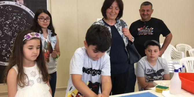 Kendi Yaptıkları Teleskopla Gökyüzüne Bakacaklar