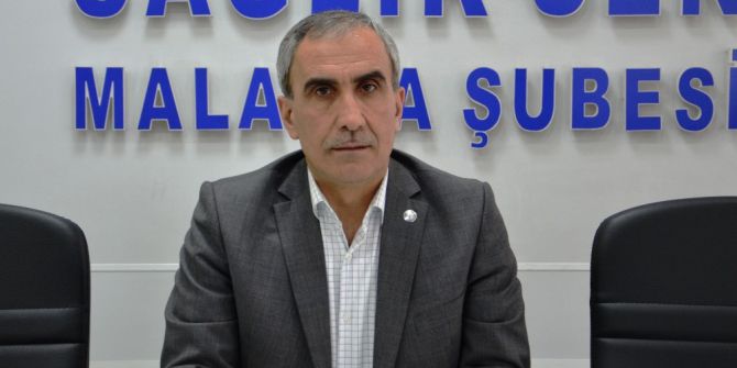 Sağlık-sen Malatya Şube Başkanı Mehmet Bingöl: