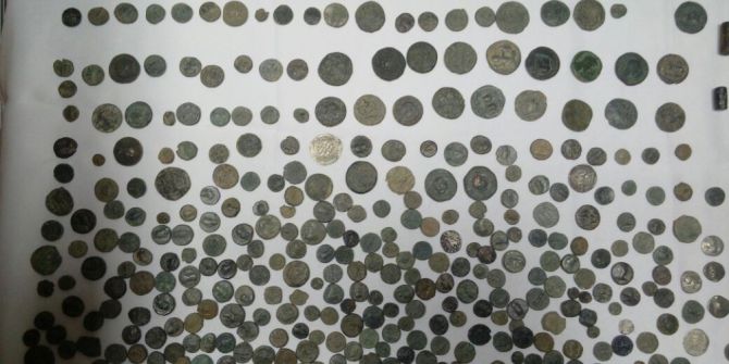 Bizans Ve Roma Dönemine Ait 553 Adet Sikke Ele Geçirildi
