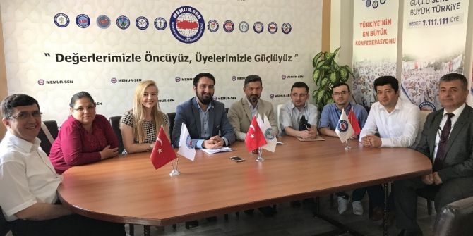 Memur-sen Engelliler Komisyonundan Uçak’a Toplu Sözleşme Talebi Ziyareti