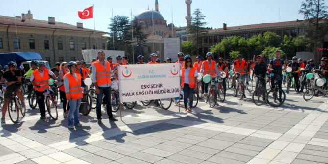 Halk Sağlığı Müdürlüğünden "Sağlık İçin Pedallıyoruz" Etkinliği