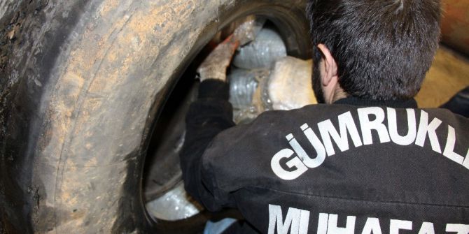 Tır Lastiğinden 114 Kilo Esrar Çıktı