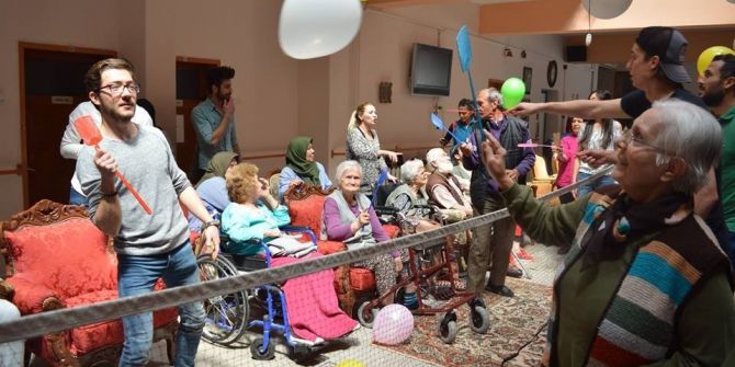 Gençlerle Yaşlılar Birlikte Eğlendi