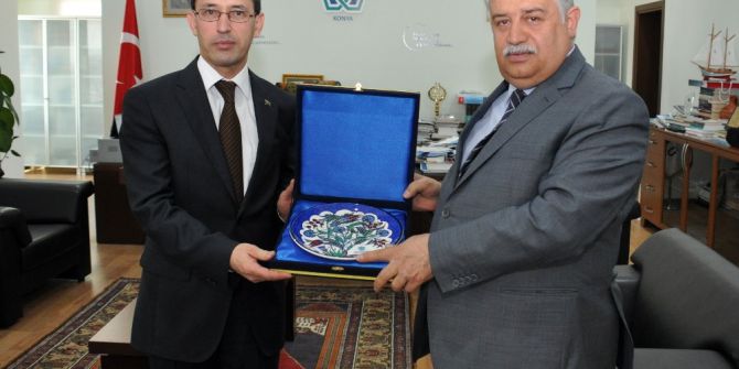 Türkmenistan Büyükelçisi Amanlyev’den Neü’ye Ziyaret