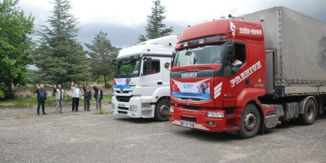 Tokat’tan Suriye’ye 2 Tır Yardım