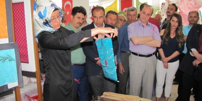 Hisarcık Halk Eğitim Merkezinin Yılsonu Karma Sergisi