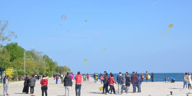 Sinop’ta Gökyüzü Uçurtmalarla Renklendi