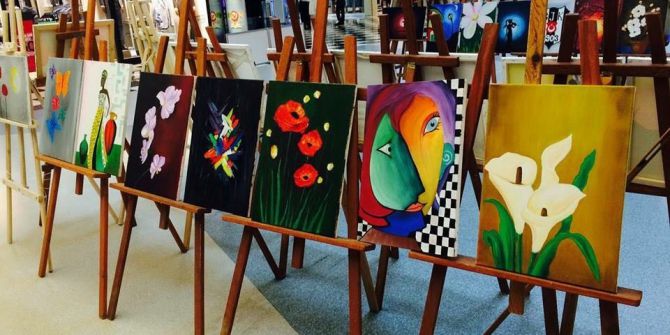 Erdemir Anadolu Lisesinden Yağlı Boya Sergisi