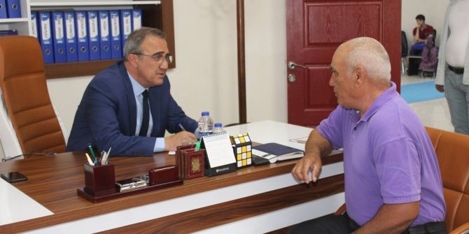 Başkan Karaçoban Vatandaşları Dinledi