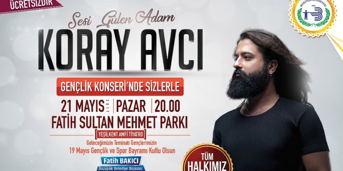 Bozüyük’te Gençler İçin Koray Avcı Konseri