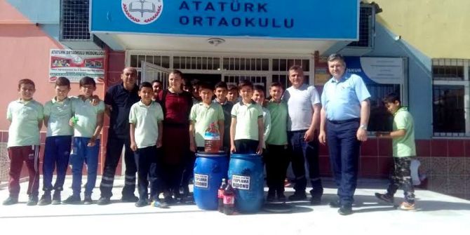 Sarıgöllü Öğrencilerden Atık Yağ Projesi