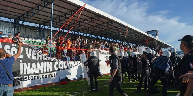 Amed Sportif Faaliyetler - B.b. Erzurum Maçında Olaylar Çıktı