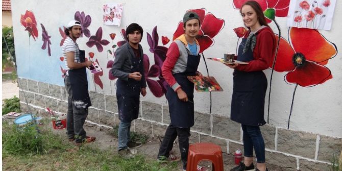 Eko Turizm Köyü Çiçek Motifleriyle Süsleniyor