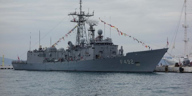 Denizkurdu Tatbikatına Katılan Askeri Gemiler Kuşadası’nda