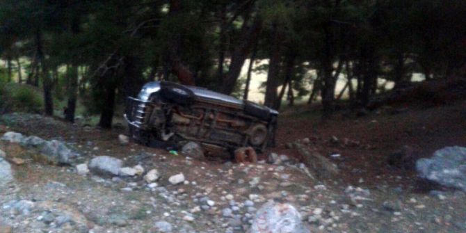 Yayla Yolunda Kaza: 1 Ölü, 1 Yaralı