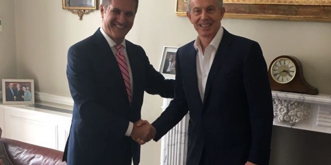 Mustafa Sarıgül, İngiltere Eski Başbakanı Tony Blair İle Görüştü