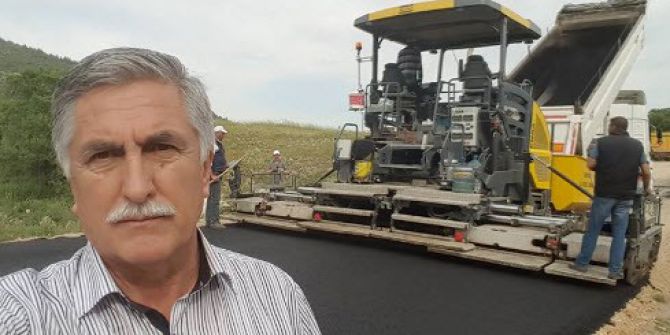 Simav’da Sıcak Asfalt Çalışması