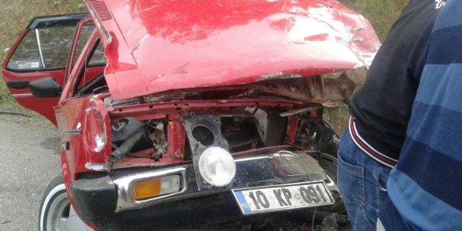 Balıkesir’de Trafik Kazası: 3 Yaralı