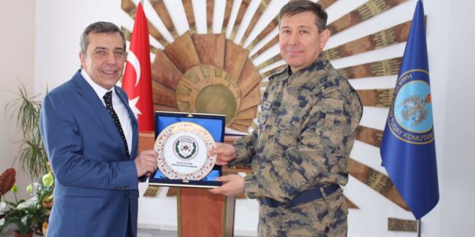 Başkan Ahmet Atam’dan Tuğgeneral Tatkan’a ’Hayırlı Olsun’ Ziyareti