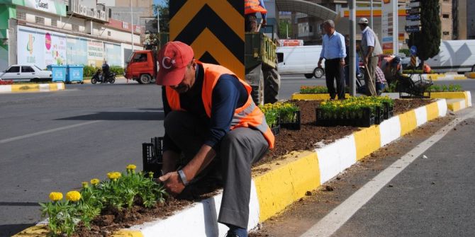 Şanlıurfa Çiçeklerle Donatılıyor